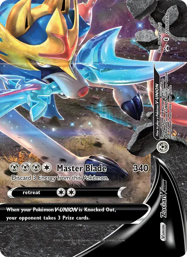 Zacian V-UNION - SWSH166/307 - SWSH Black Star Promos