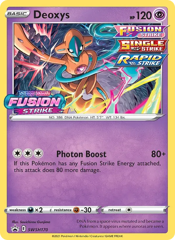 Deoxys - SWSH170/307 - SWSH Black Star Promos