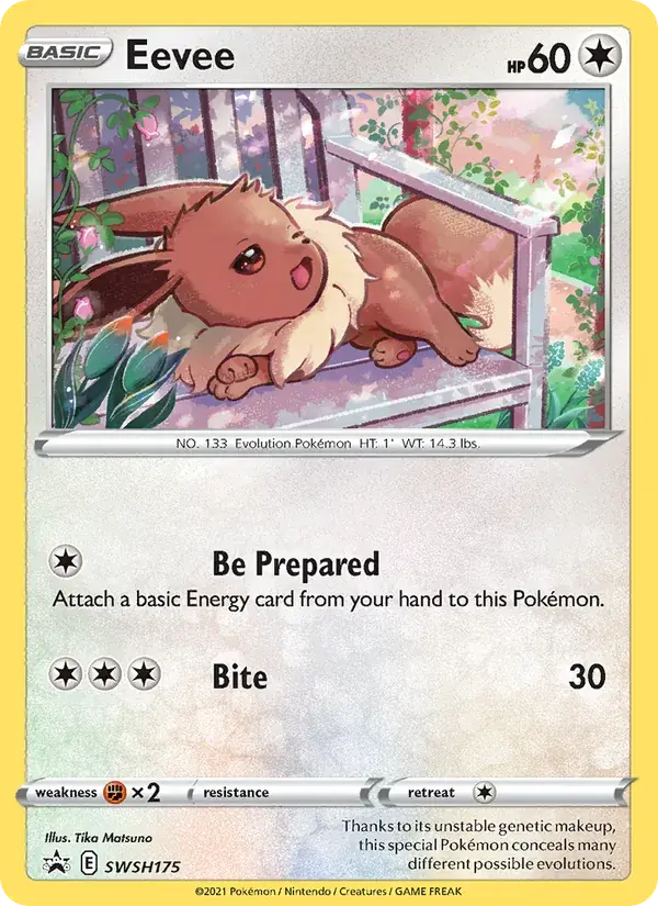 Eevee - SWSH175/307 - SWSH Black Star Promos