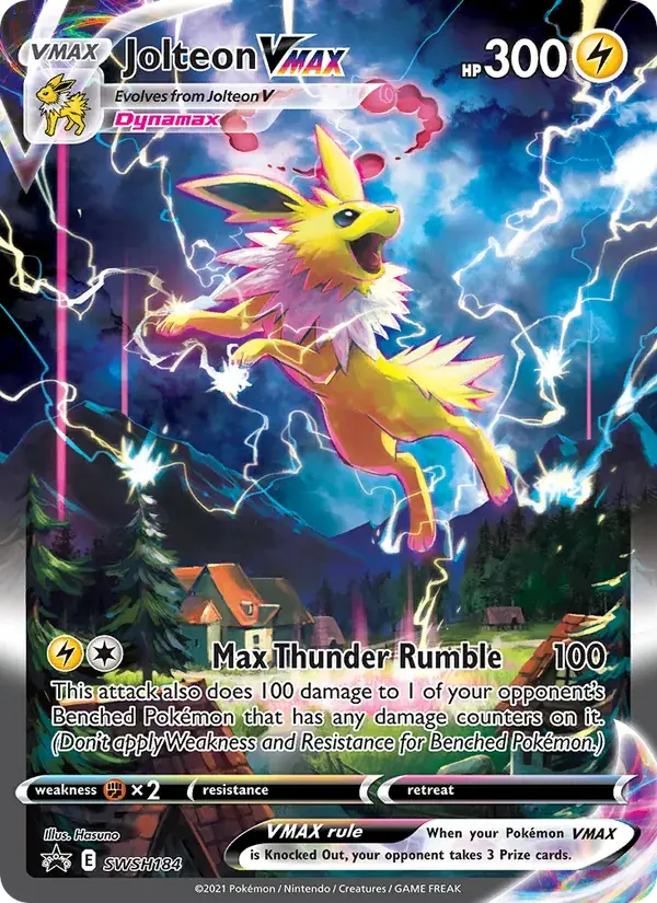 Jolteon VMAX - SWSH184/307 - SWSH Black Star Promos