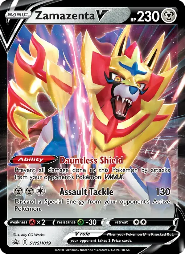 Zamazenta V - SWSH019/307 - SWSH Black Star Promos