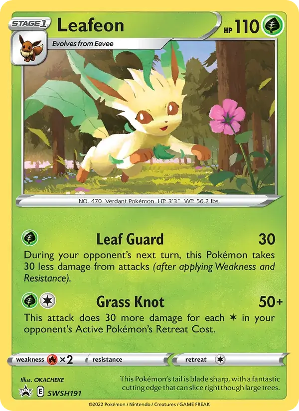 Leafeon - SWSH191/307 - SWSH Black Star Promos