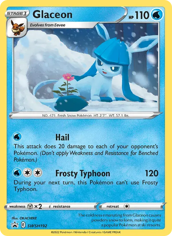 Glaceon - SWSH192/307 - SWSH Black Star Promos