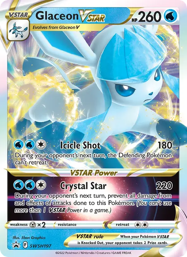 Glaceon VSTAR - SWSH197/307 - SWSH Black Star Promos