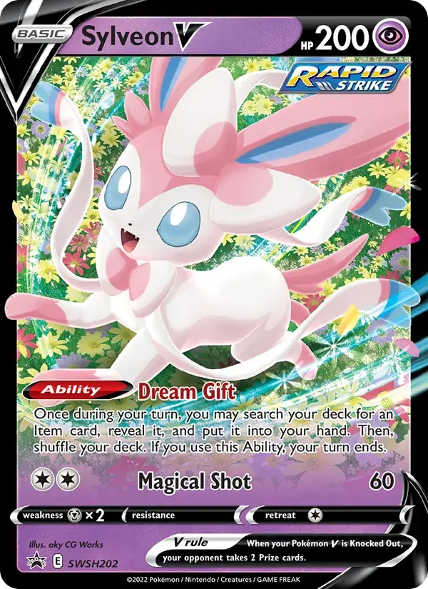 Sylveon V - SWSH202/307 - SWSH Black Star Promos