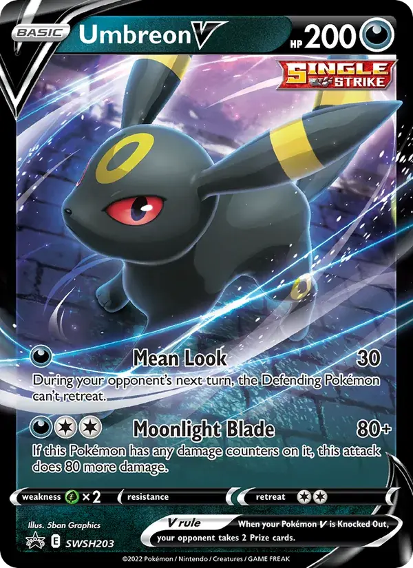 Umbreon V - SWSH203/307 - SWSH Black Star Promos