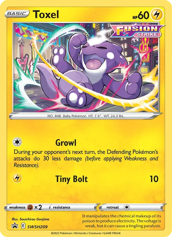 Toxel - SWSH209/307 - SWSH Black Star Promos