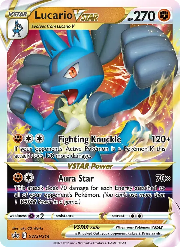 Lucario VSTAR - SWSH214/307 - SWSH Black Star Promos