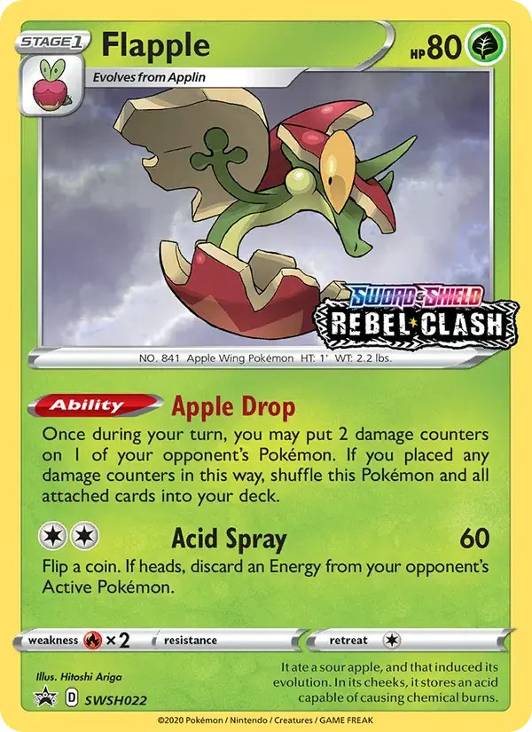 Flapple - SWSH022/307 - SWSH Black Star Promos
