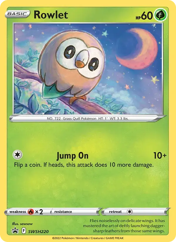 Rowlet - SWSH220/307 - SWSH Black Star Promos