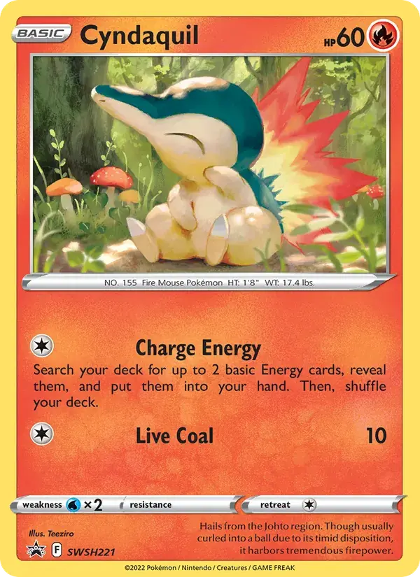 Cyndaquil - SWSH221/307 - SWSH Black Star Promos