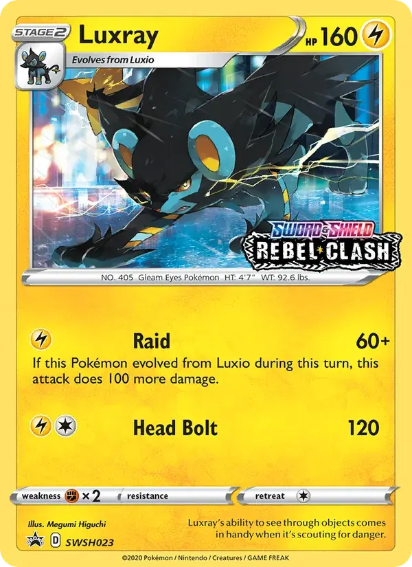 Luxray - SWSH023/307 - SWSH Black Star Promos