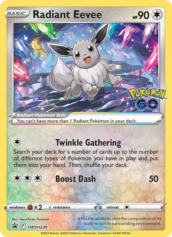 Radiant Eevee - SWSH230/307 - SWSH Black Star Promos
