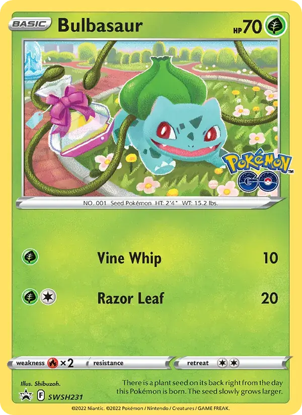 Bulbasaur - SWSH231/307 - SWSH Black Star Promos
