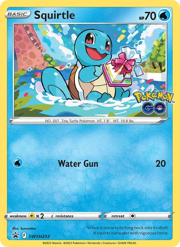 Squirtle - SWSH233/307 - SWSH Black Star Promos