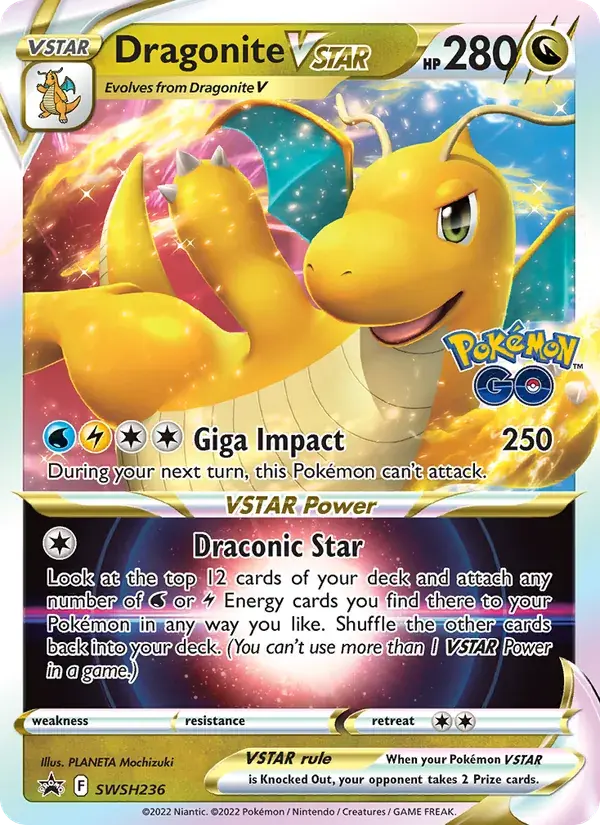Dragonite VSTAR - SWSH236/307 - SWSH Black Star Promos