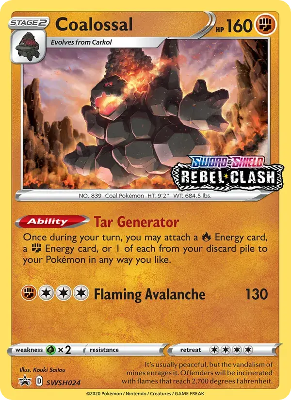 Coalossal - SWSH024/307 - SWSH Black Star Promos
