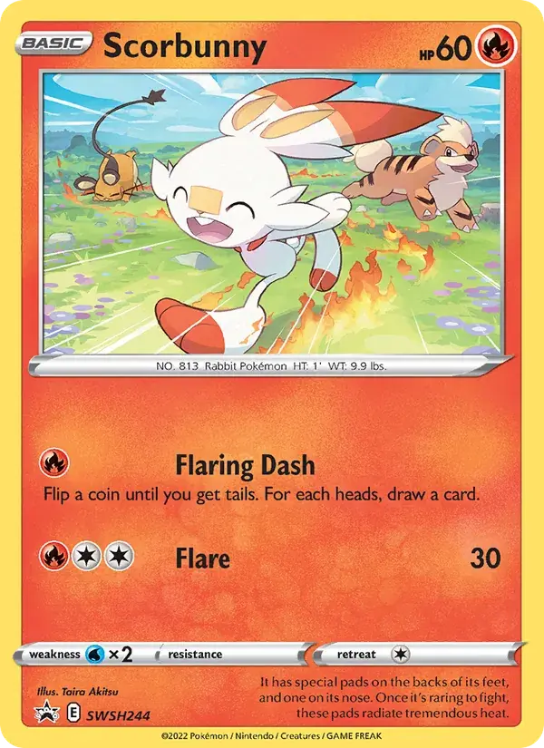 Scorbunny - SWSH244/307 - SWSH Black Star Promos