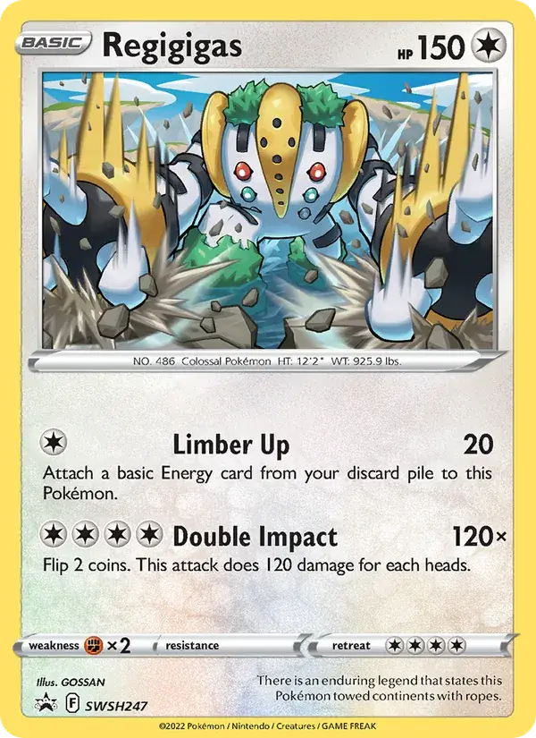 Regigigas - SWSH247/307 - SWSH Black Star Promos