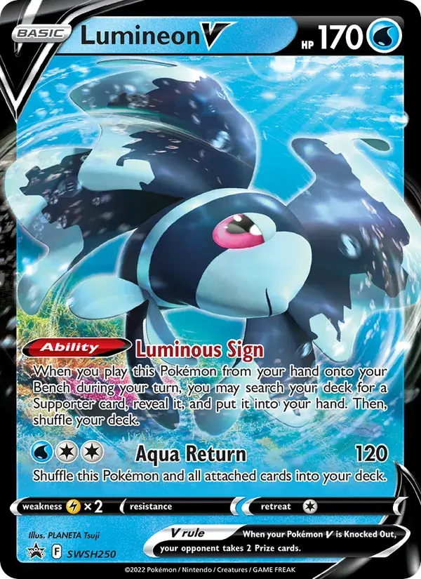 Lumineon V - SWSH250/307 - SWSH Black Star Promos