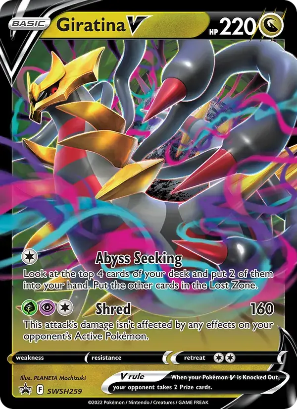 Giratina V - SWSH259/307 - SWSH Black Star Promos