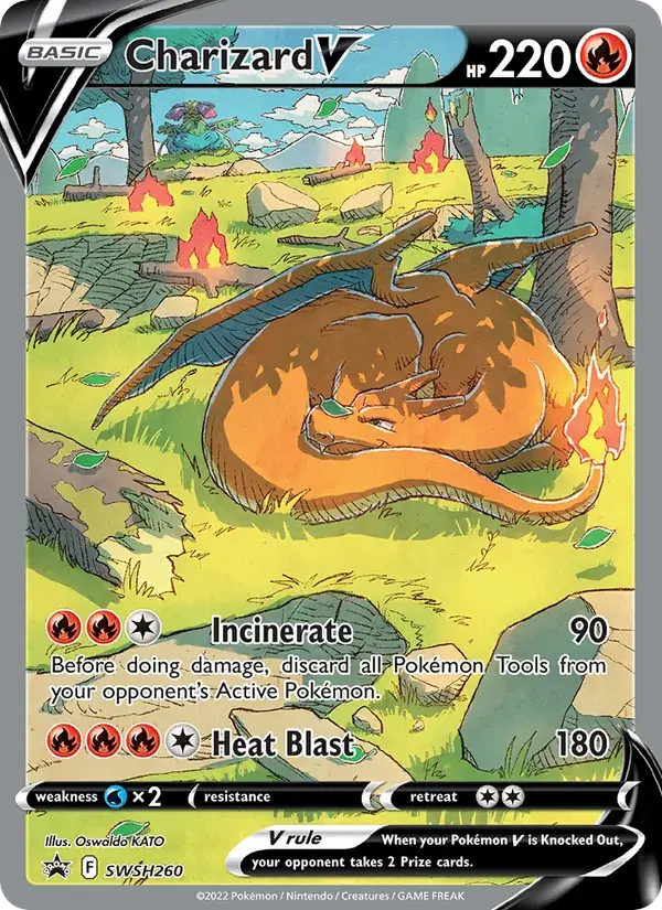 Charizard V - SWSH260/307 - SWSH Black Star Promos