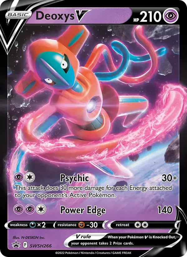 Deoxys V - SWSH266/307 - SWSH Black Star Promos
