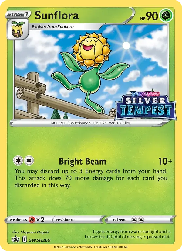 Sunflora - SWSH269/307 - SWSH Black Star Promos