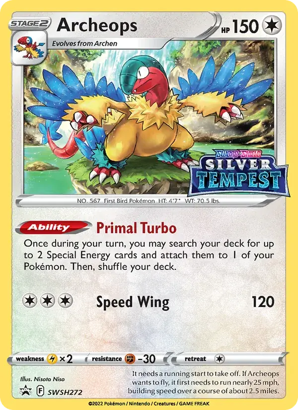 Archeops - SWSH272/307 - SWSH Black Star Promos