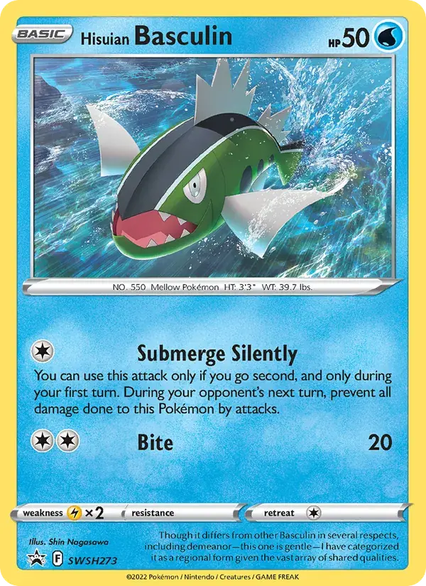 Hisuian Basculin - SWSH273/307 - SWSH Black Star Promos