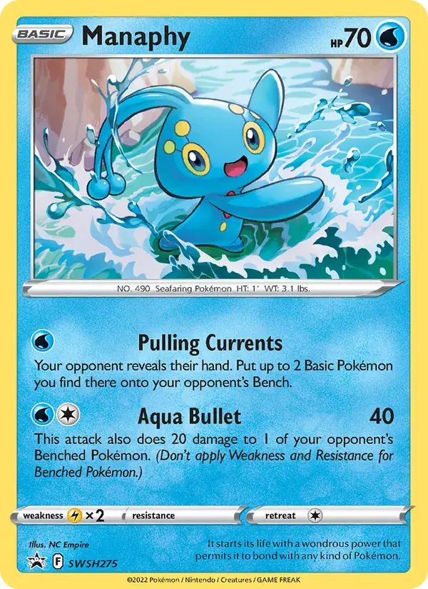 Manaphy - SWSH275/307 - SWSH Black Star Promos