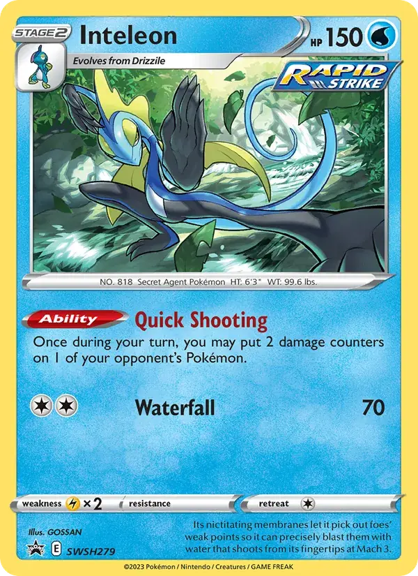 Inteleon - SWSH279/307 - SWSH Black Star Promos