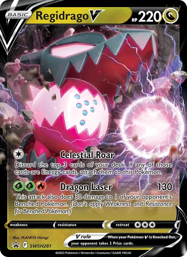 Regidrago V - SWSH281/307 - SWSH Black Star Promos