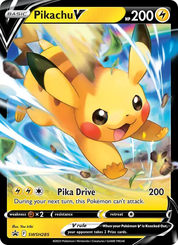 Pikachu V - SWSH285/307 - SWSH Black Star Promos