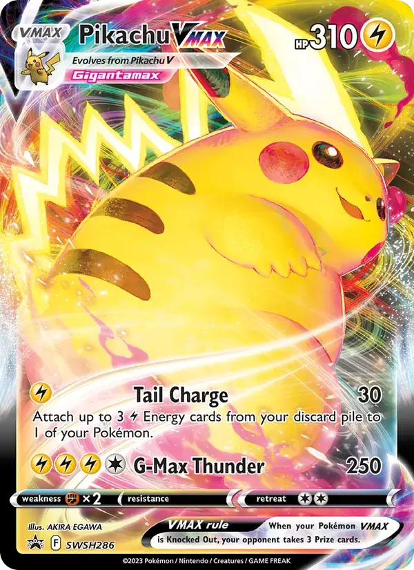 Pikachu VMAX - SWSH286/307 - SWSH Black Star Promos