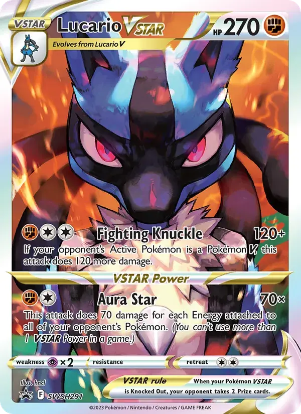 Lucario VSTAR - SWSH291/307 - SWSH Black Star Promos