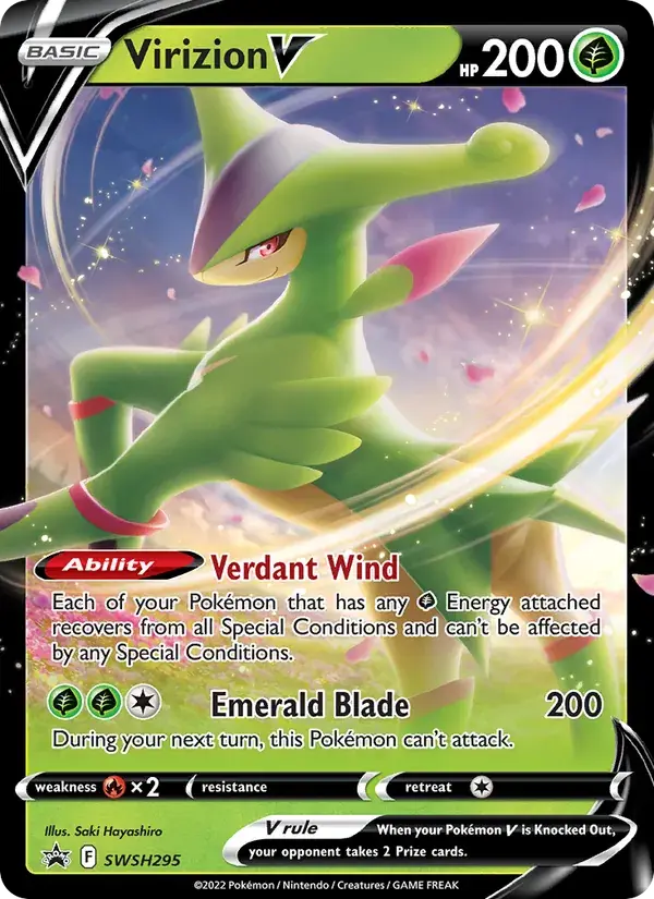 Virizion V - SWSH295/307 - SWSH Black Star Promos