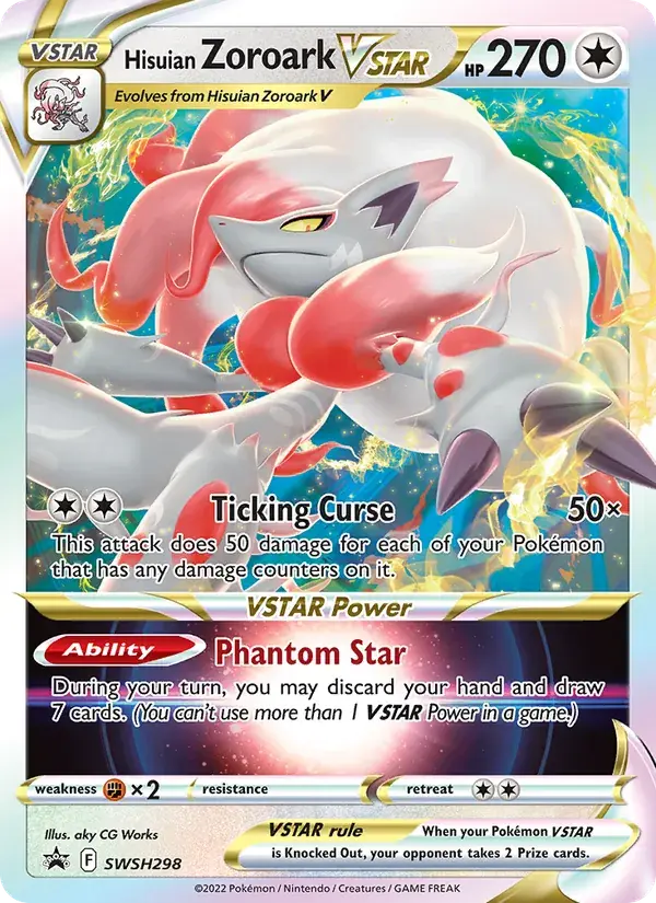 Hisuian Zoroark VSTAR - SWSH298/307 - SWSH Black Star Promos