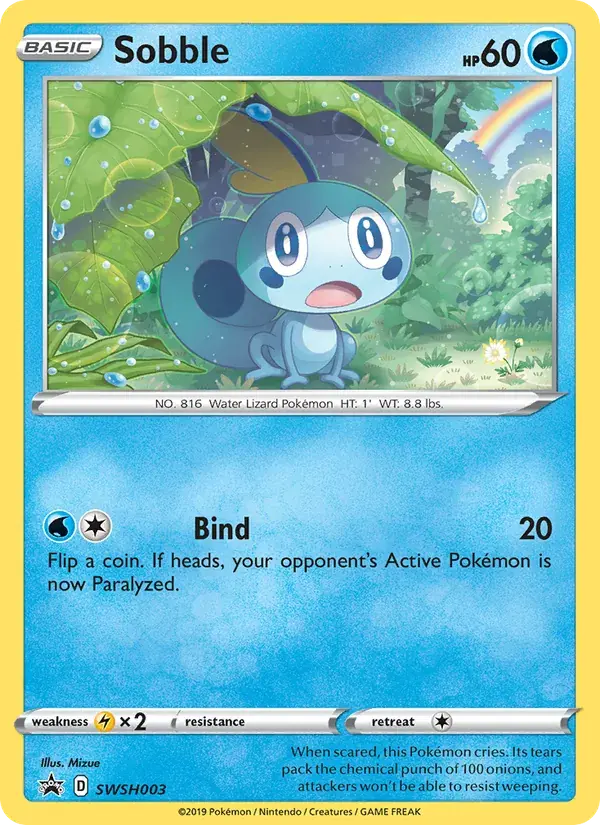 Sobble - SWSH003/307 - SWSH Black Star Promos