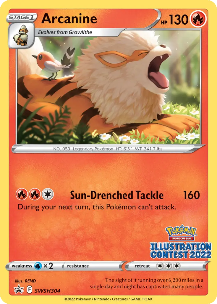 Arcanine - SWSH304/307 - Promo SWSH