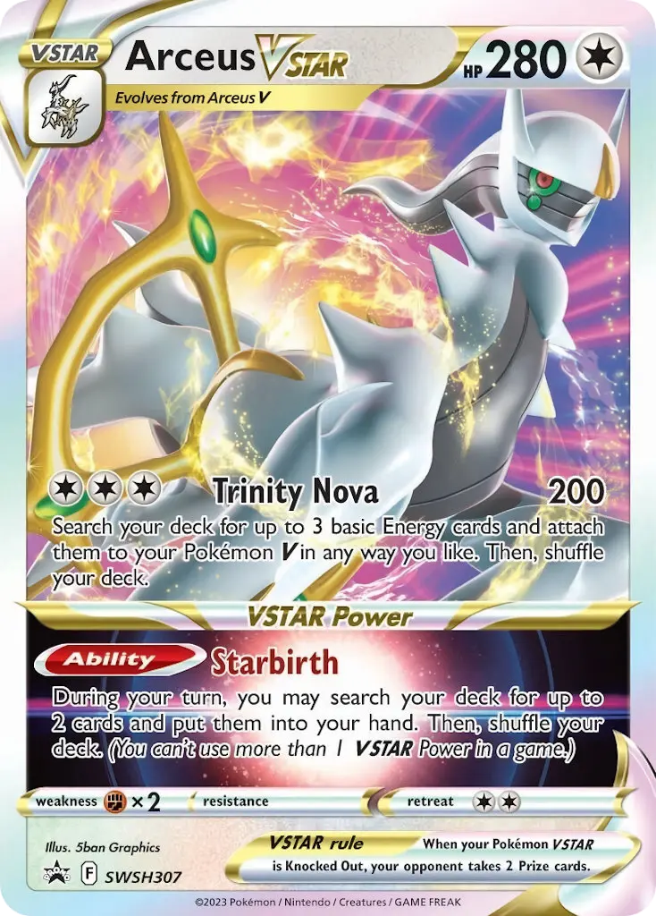Arceus VSTAR - SWSH307/307 - Promo SWSH