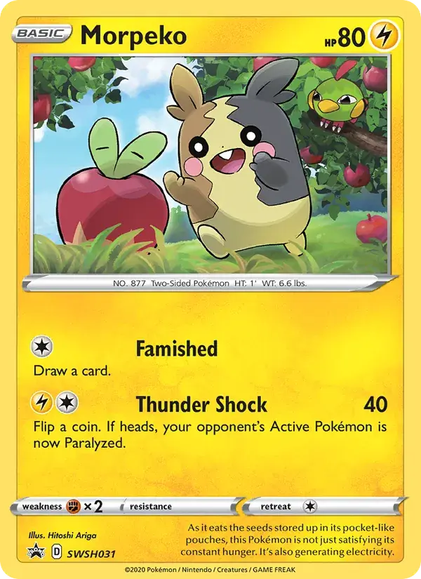 Morpeko - SWSH031/307 - SWSH Black Star Promos