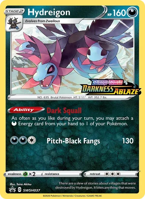 Hydreigon - SWSH037/307 - SWSH Black Star Promos