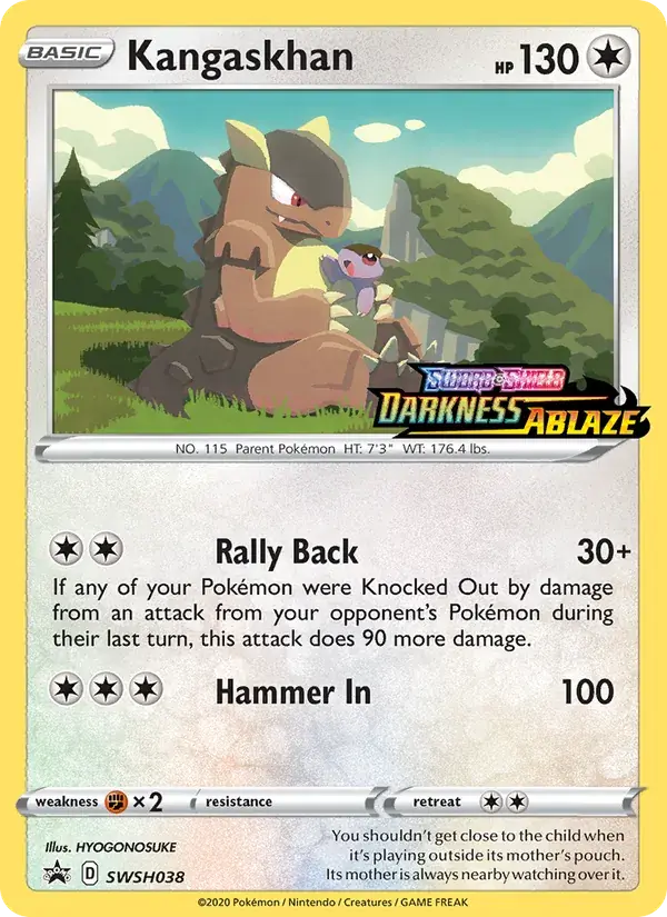 Kangaskhan - SWSH038/307 - SWSH Black Star Promos