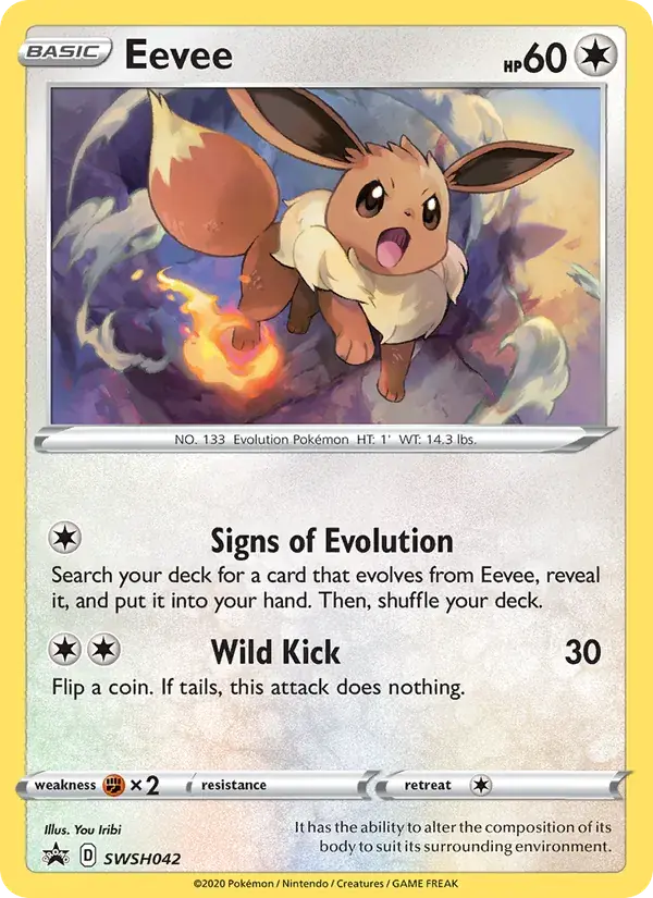 Eevee - SWSH042/307 - SWSH Black Star Promos