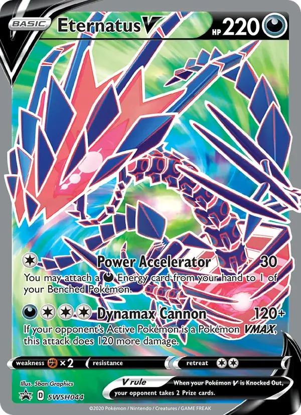 Eternatus V - SWSH044/307 - SWSH Black Star Promos