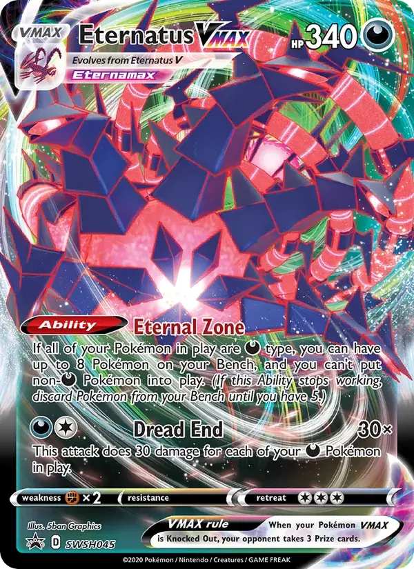 Eternatus VMAX - SWSH045/307 - SWSH Black Star Promos