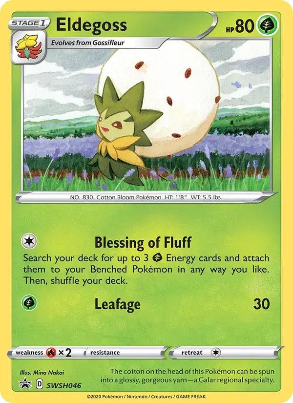 Eldegoss - SWSH046/307 - SWSH Black Star Promos