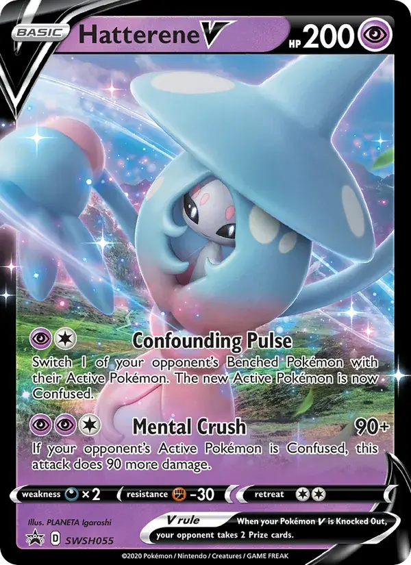 Hatterene V - SWSH055/307 - SWSH Black Star Promos