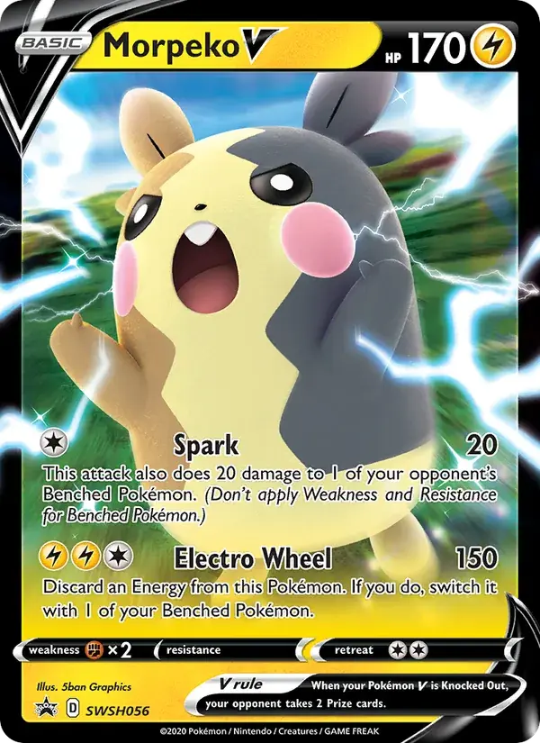 Morpeko V - SWSH056/307 - SWSH Black Star Promos